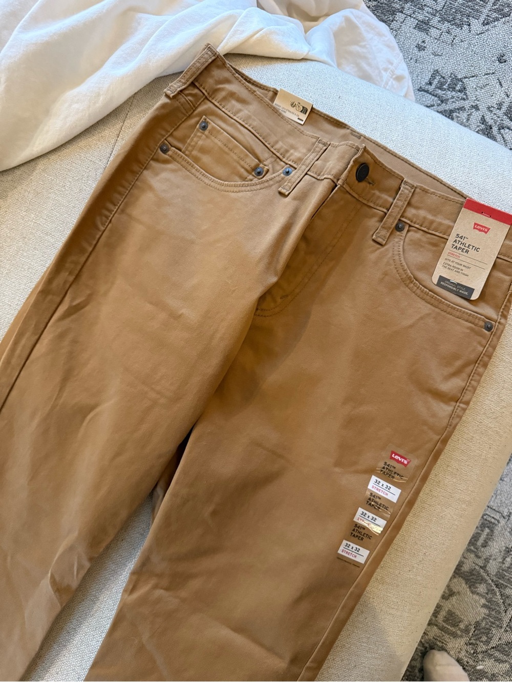 Levi's Men's 541 Tan Athletic Taper has Pants